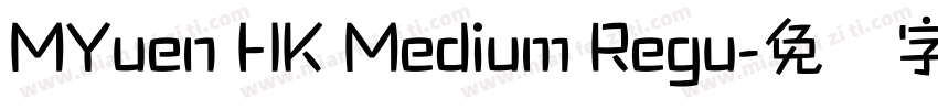 MYuen HK Medium Regu字体转换